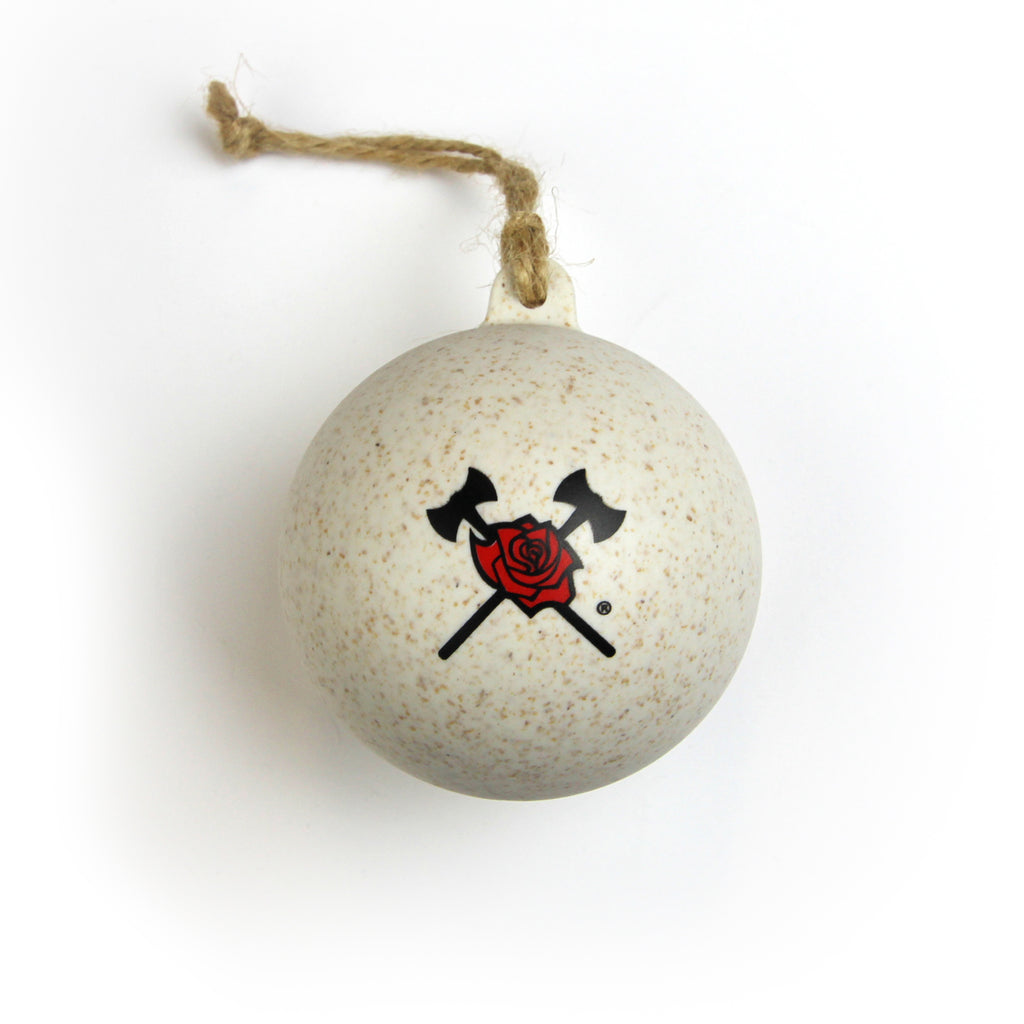 Axe and Rose Tree Ornament with Seeds