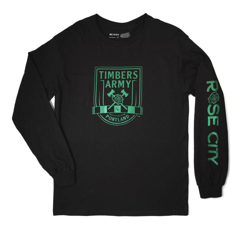 Low-Res Long Sleeve Crest Tee