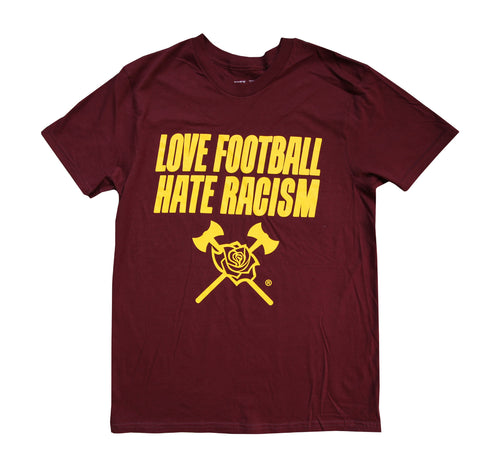 Love Football, Hate Racism Unisex Tee