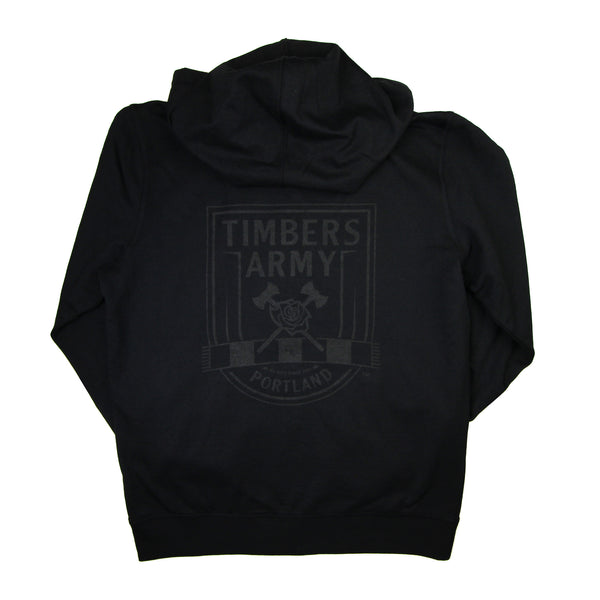 Timbers Army Unisex Crest Zip-Up Hoodie