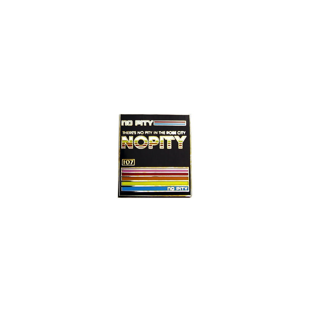 No Pity VHS Enamel Pin