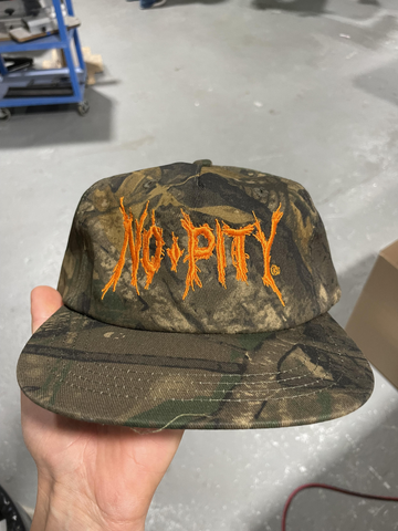 No Pity Camo 5 Panel Hat