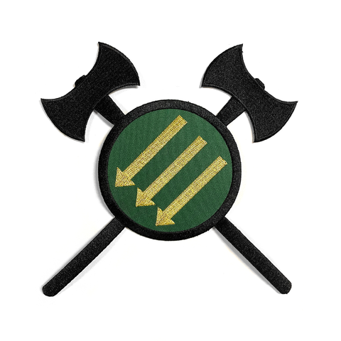 Iron Front and Axes Back Patch