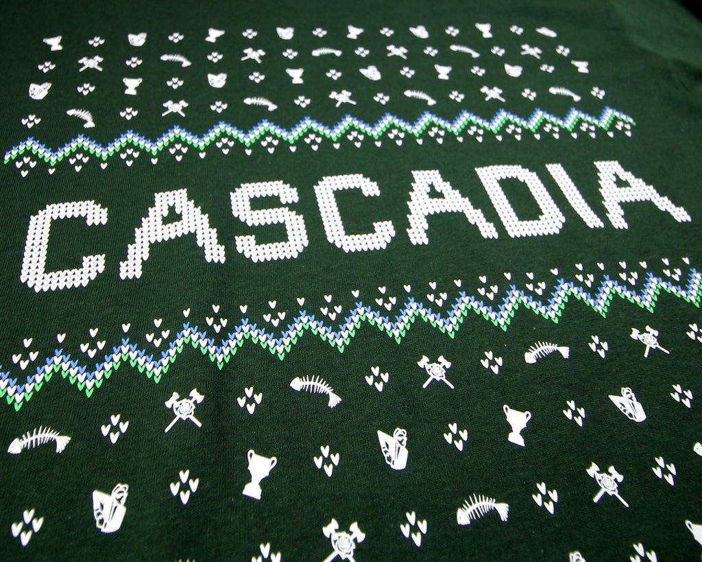 Cascadia Ugly Sweater Long Sleeve Unisex Tee